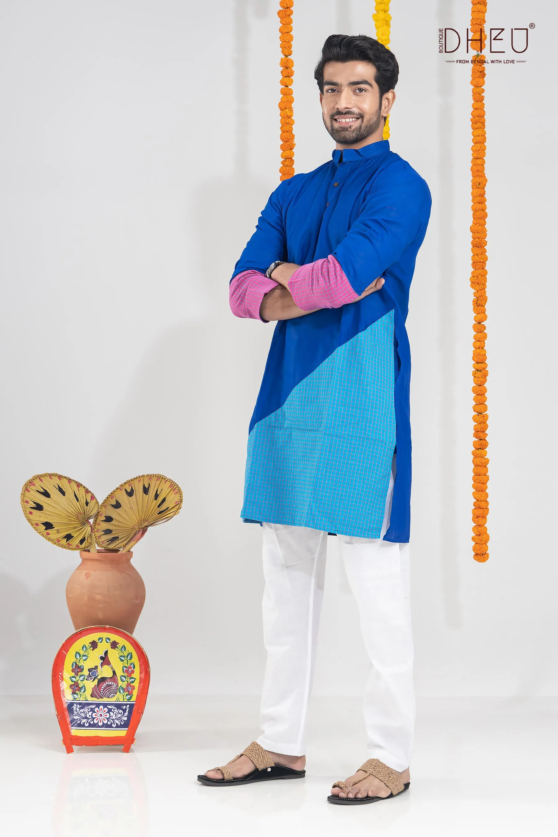 Dibratrir Kabya-Men's Kurta