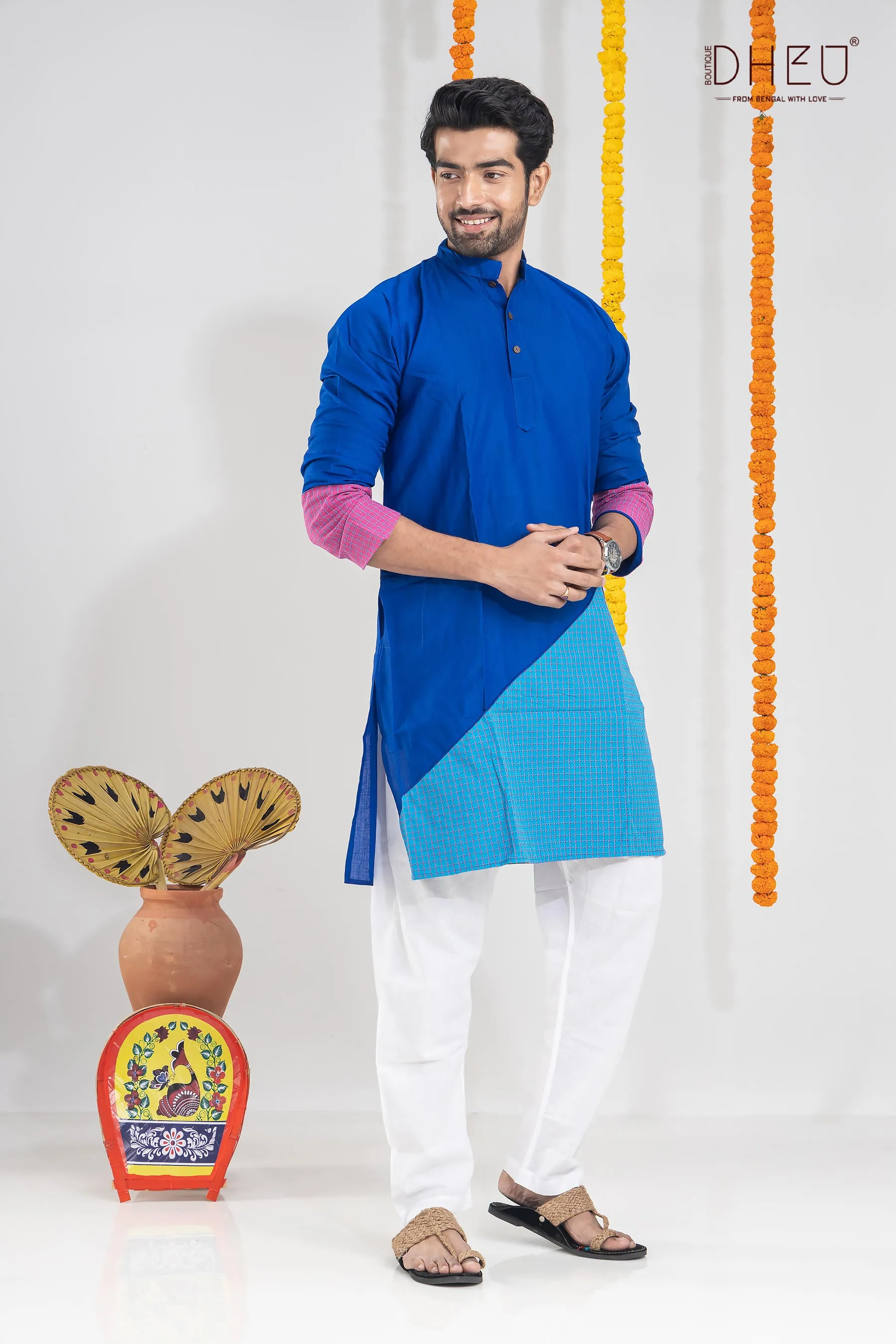 Dibratrir Kabya-Men's Kurta