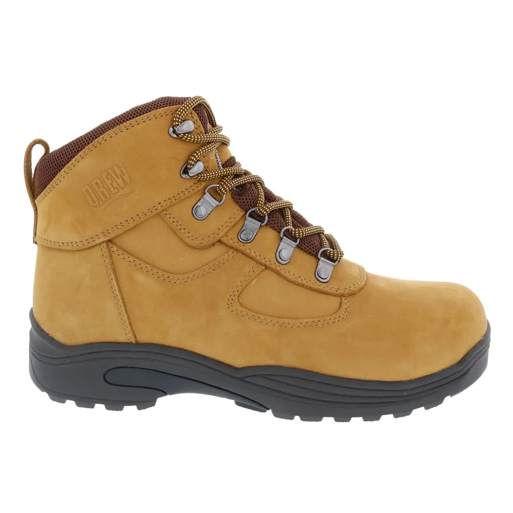 Drew Men's Therapeutic Rockford Boots (Wheat Nubuck)