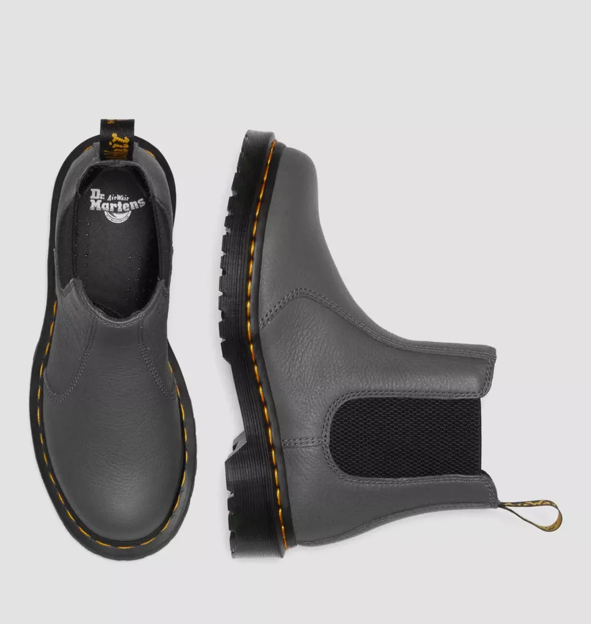 Dr.Martens 2976 Gunmetal Virginia Chelsea Boots 31700029