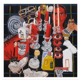 Emilio Villalba - "Self Portrait, Shoes and Things" print