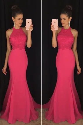 Evening Prom Dresses, Pink Mermaid Long Party Prom Dress,Formal Prom Dresses,SVD352