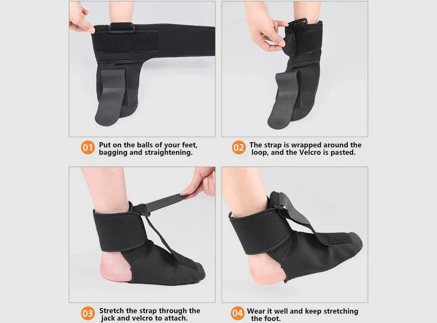 FitVille Foot Drop Orthotic Support Brace (Unisex)