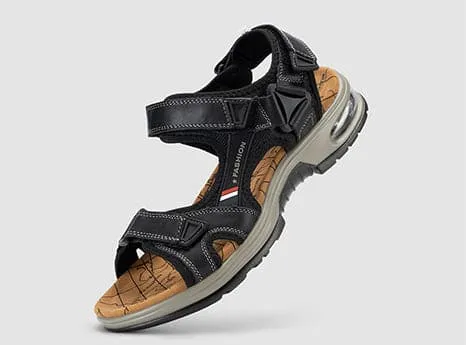 FitVille Men's UrbanStride Cushion Sandals