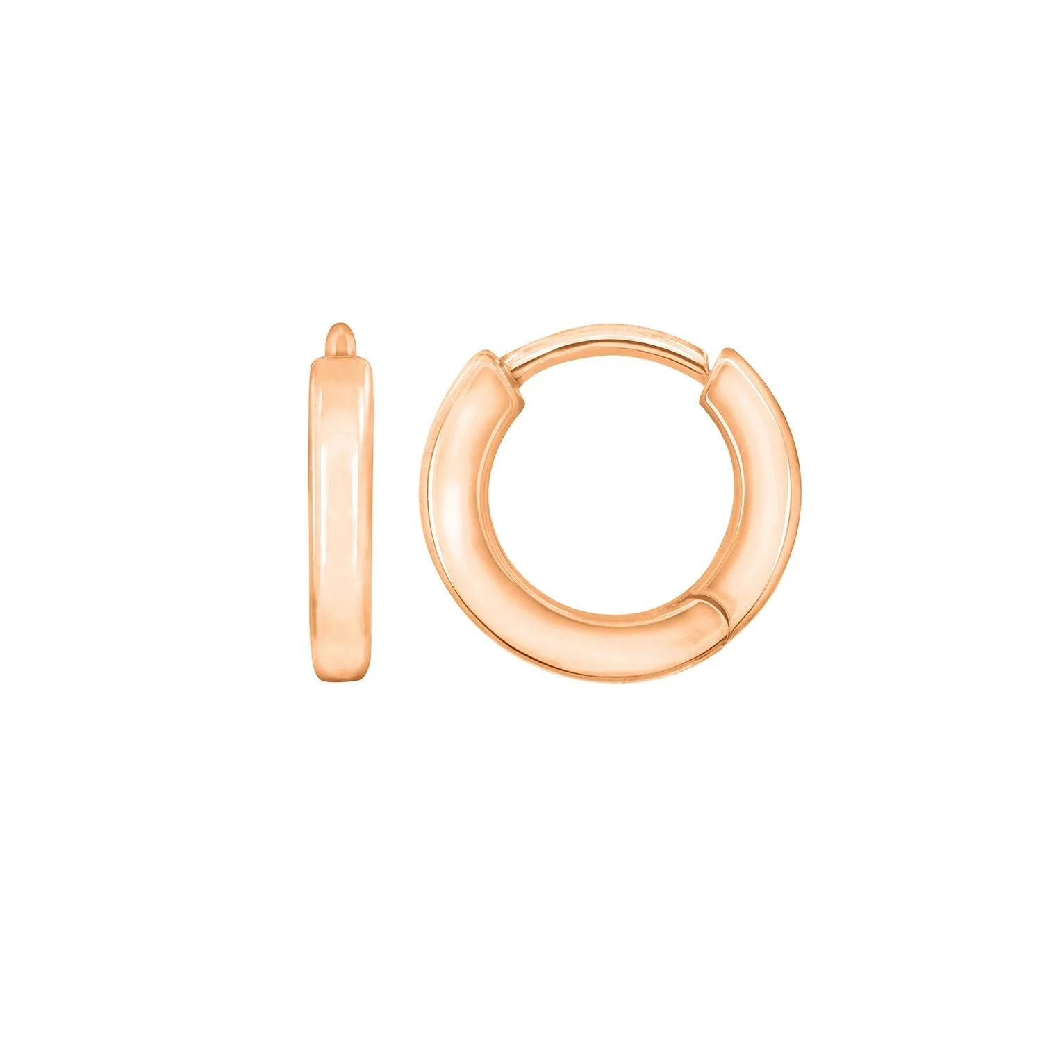 Flat Hinge Hoop Earrings