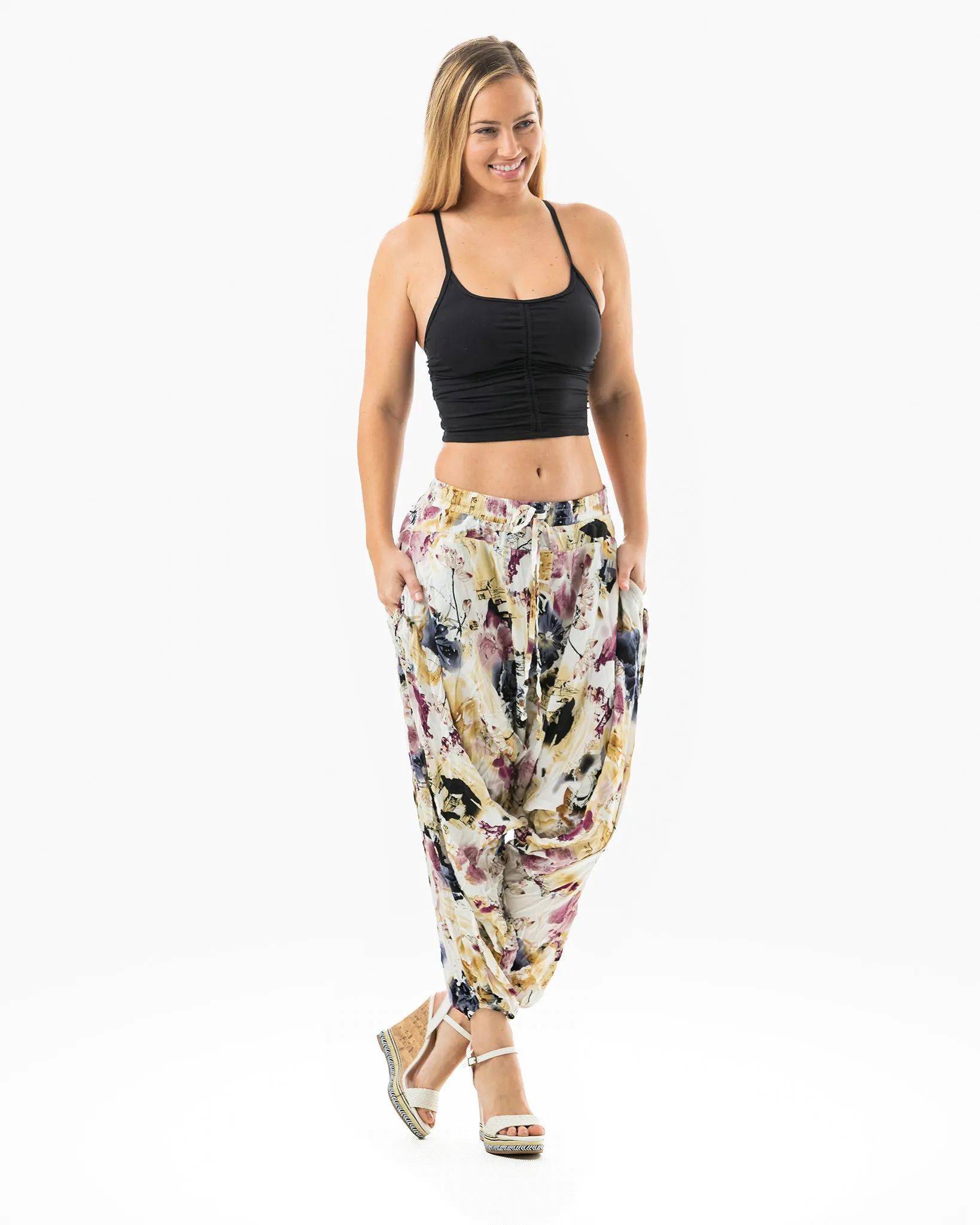 Flower Savannah Harem Pants