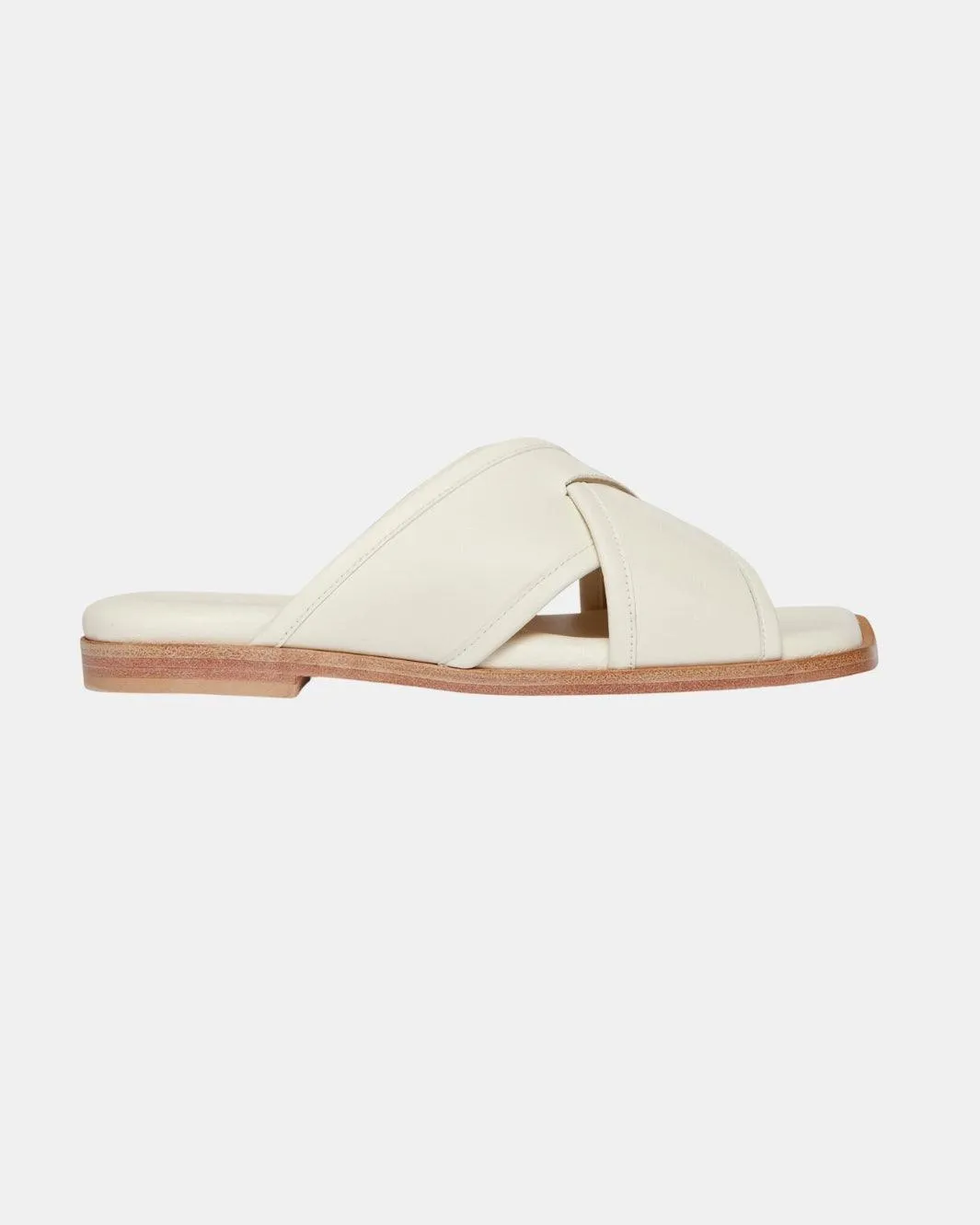 Freda Salvador Marta Slide Dove White Calf