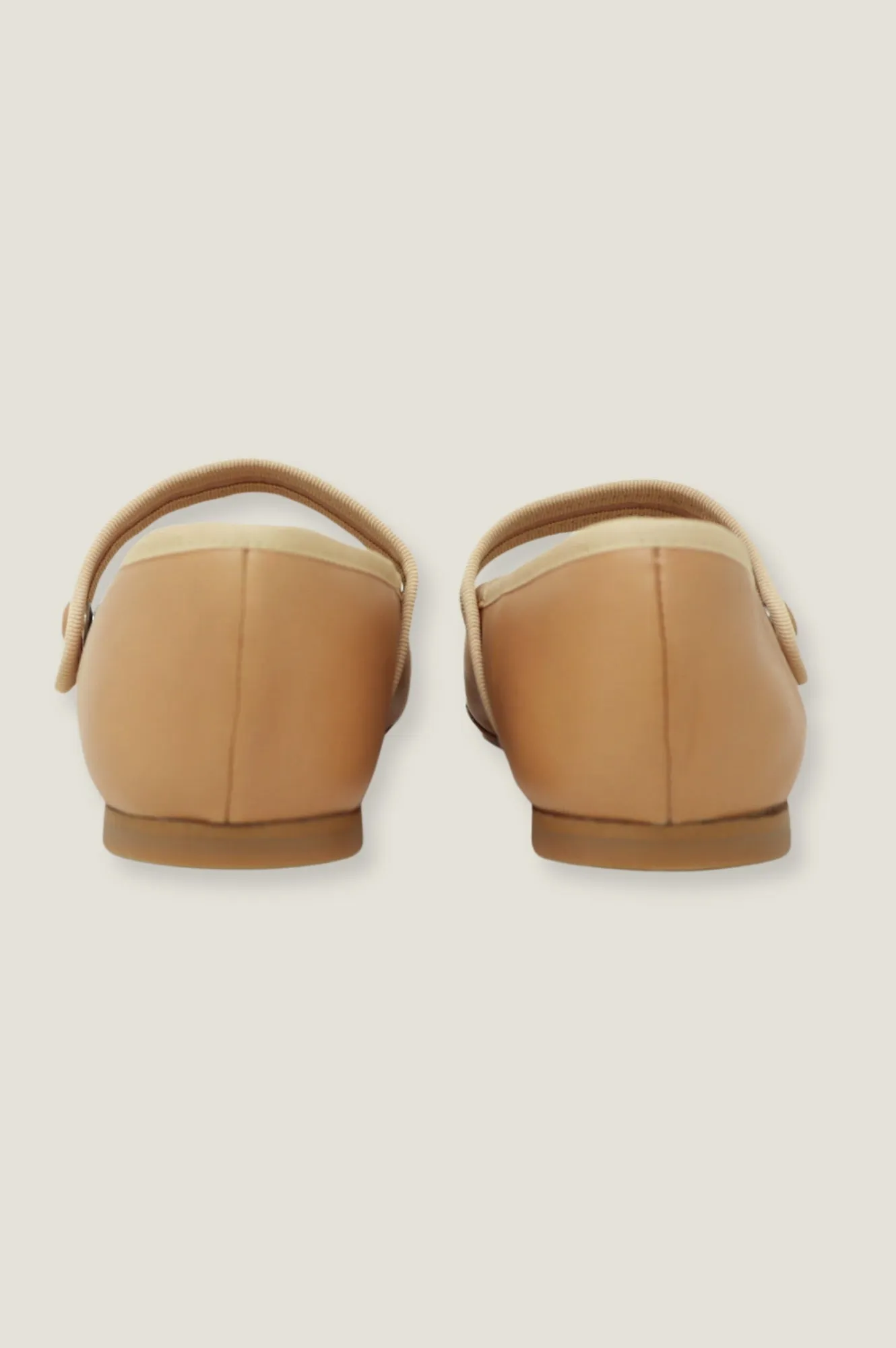 Leather Mary Jane | Camel