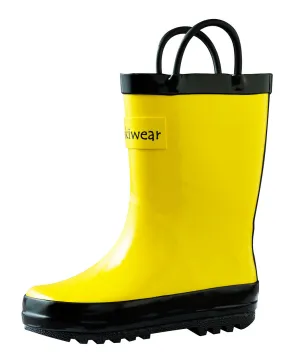 Loop Handle Boots, Yellow & Black (Adult)