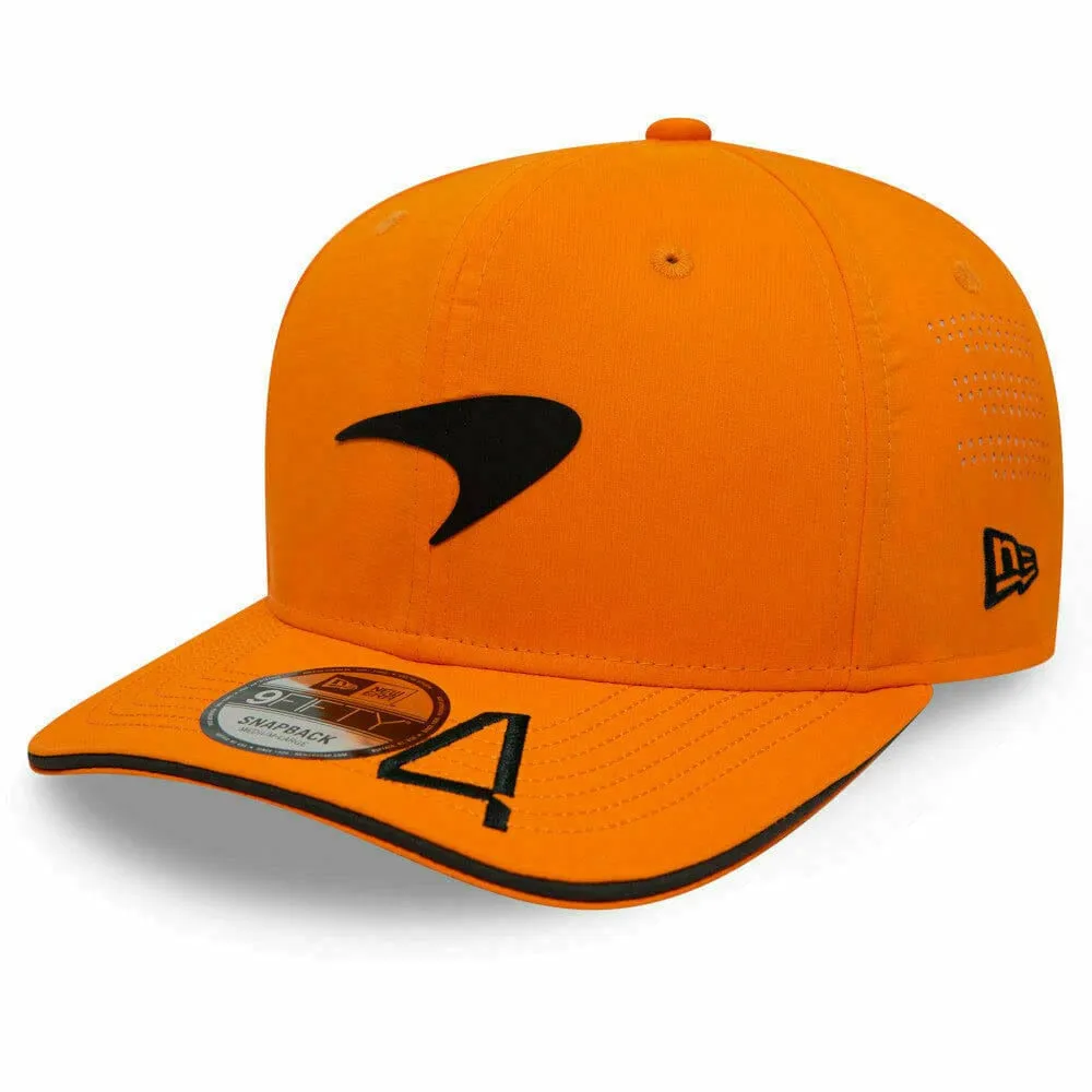 McLaren F1 New Era 9Fifty Team Lando Norris Pre Curve Hat - Papaya