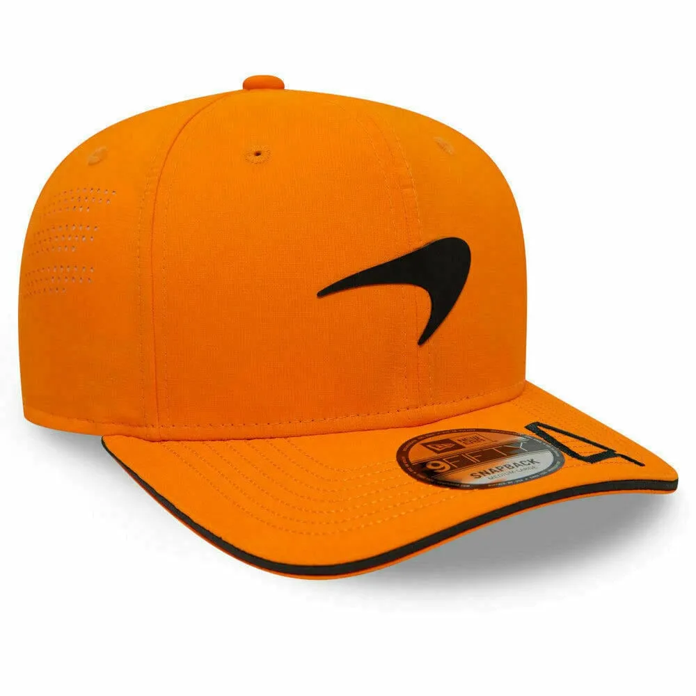 McLaren F1 New Era 9Fifty Team Lando Norris Pre Curve Hat - Papaya