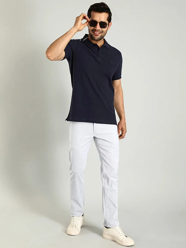 Men Brooklyn Fit Cotton Stretch Trouser