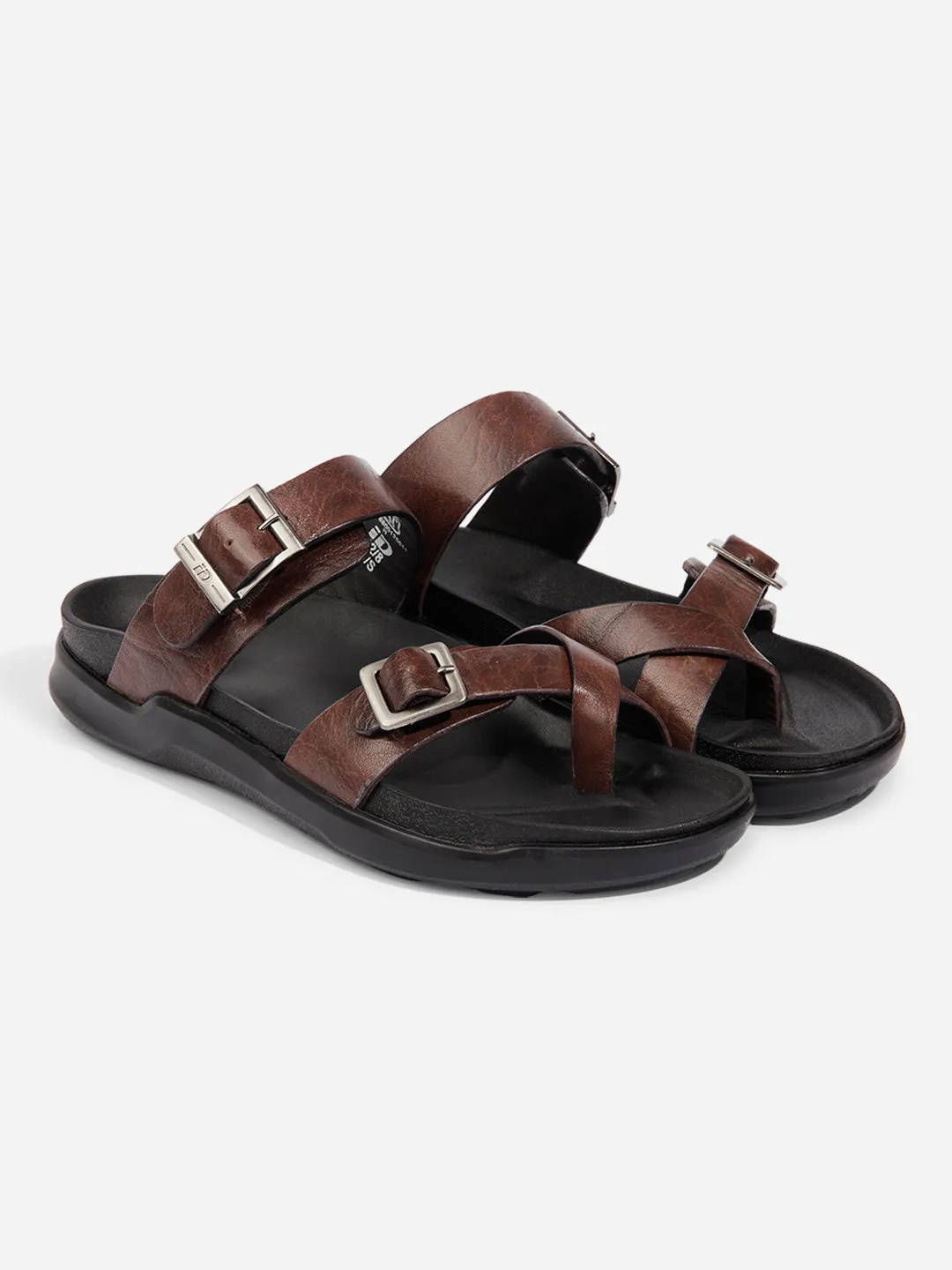 Men Brown Sandal / Slipper (ID4223)