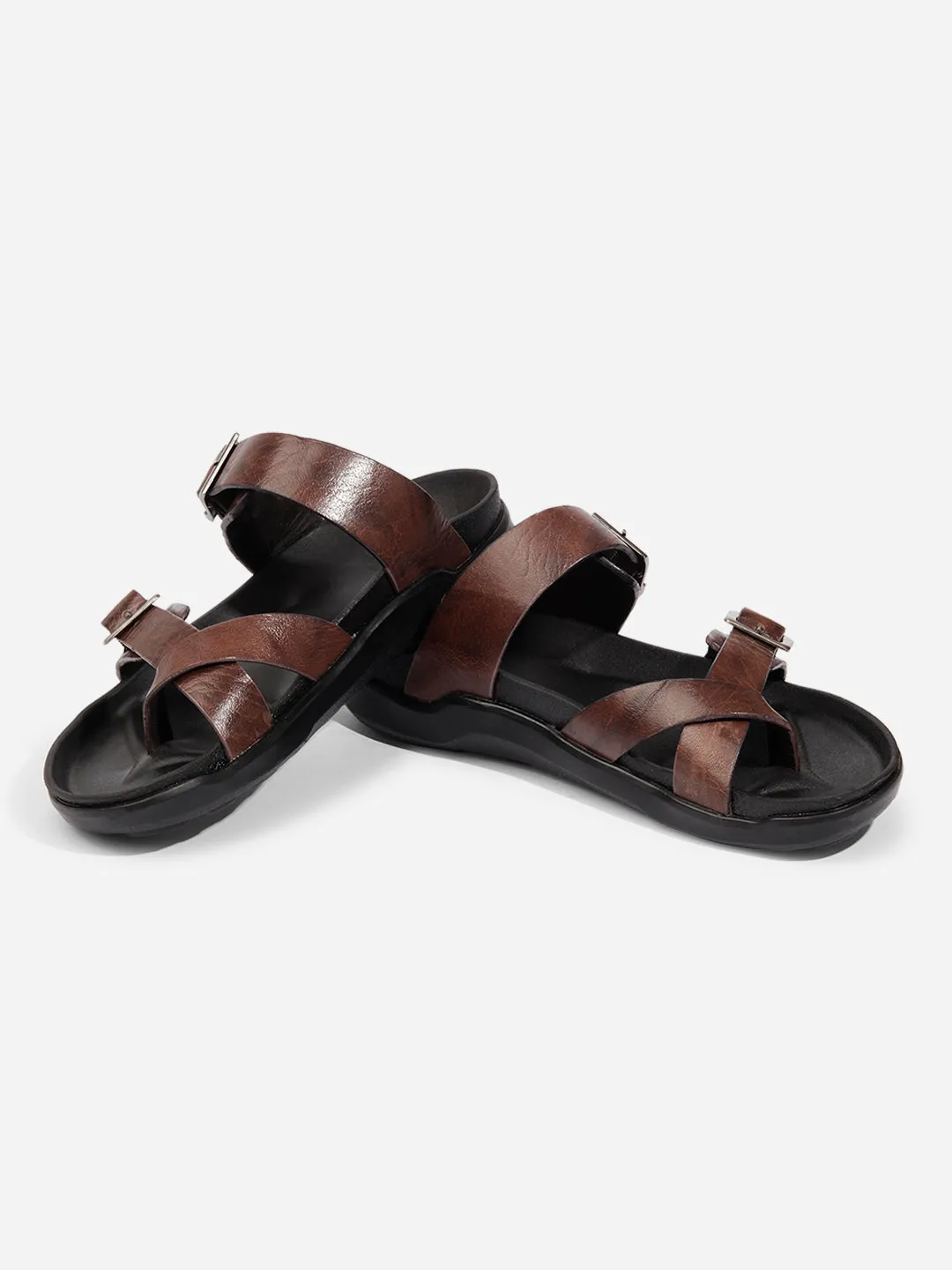 Men Brown Sandal / Slipper (ID4223)