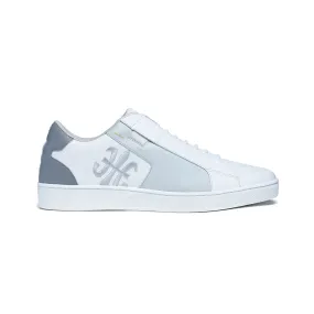 Men's Adelaide White Gray Leather Sneakers 02601-088