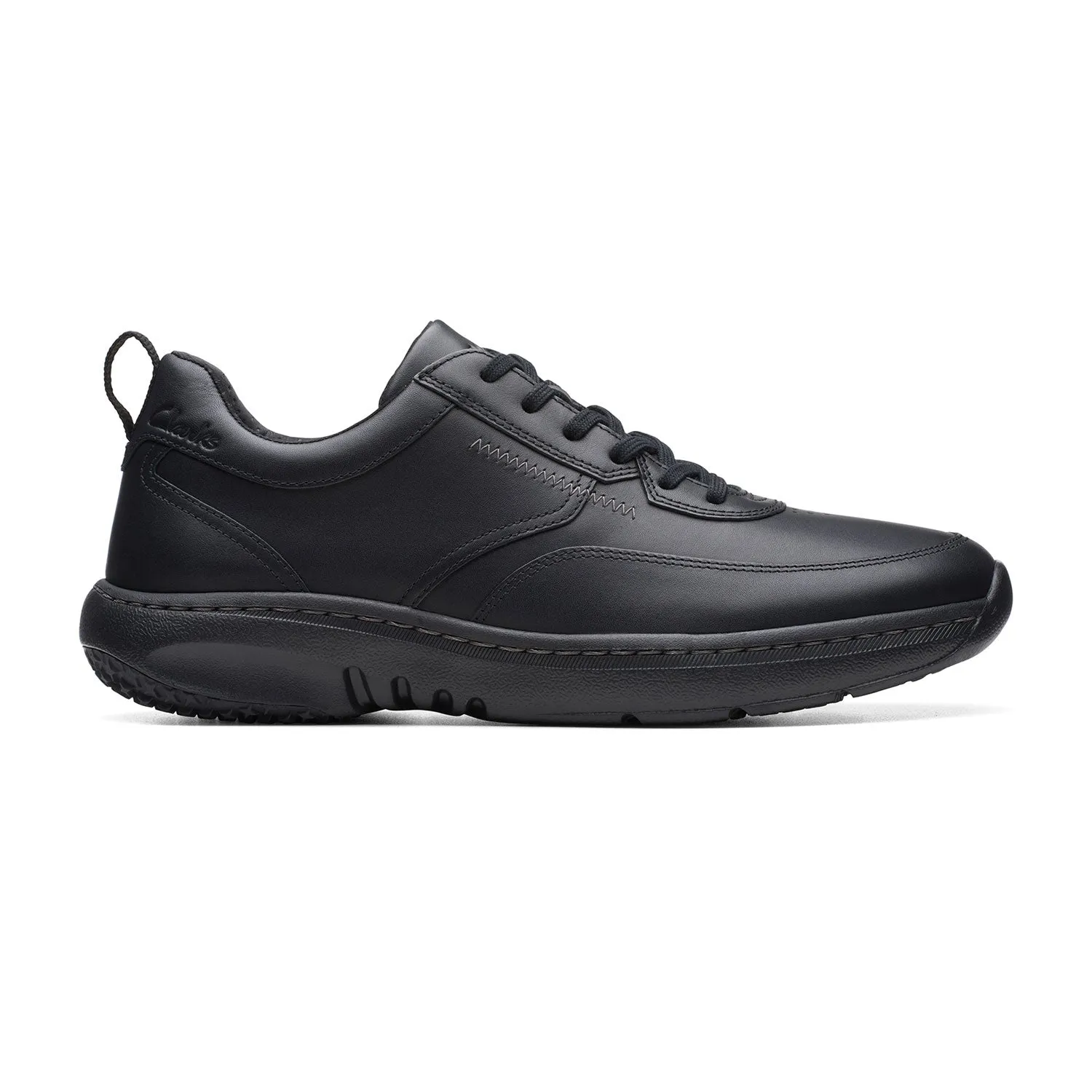 Mens - Clarks Pro Lace Black Leather