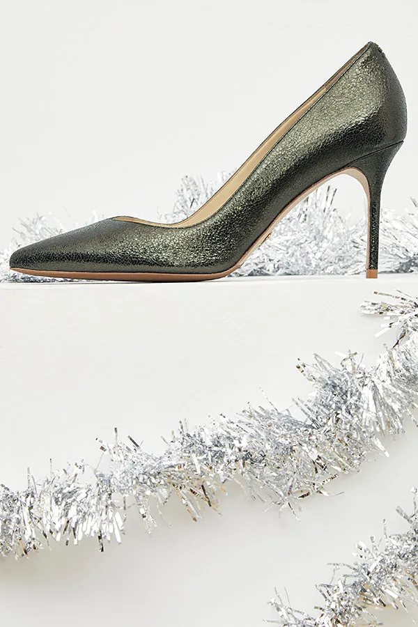 M.M.LaFleur x Sarah Flint Perfect Pump 85 :: Cypress Crackle