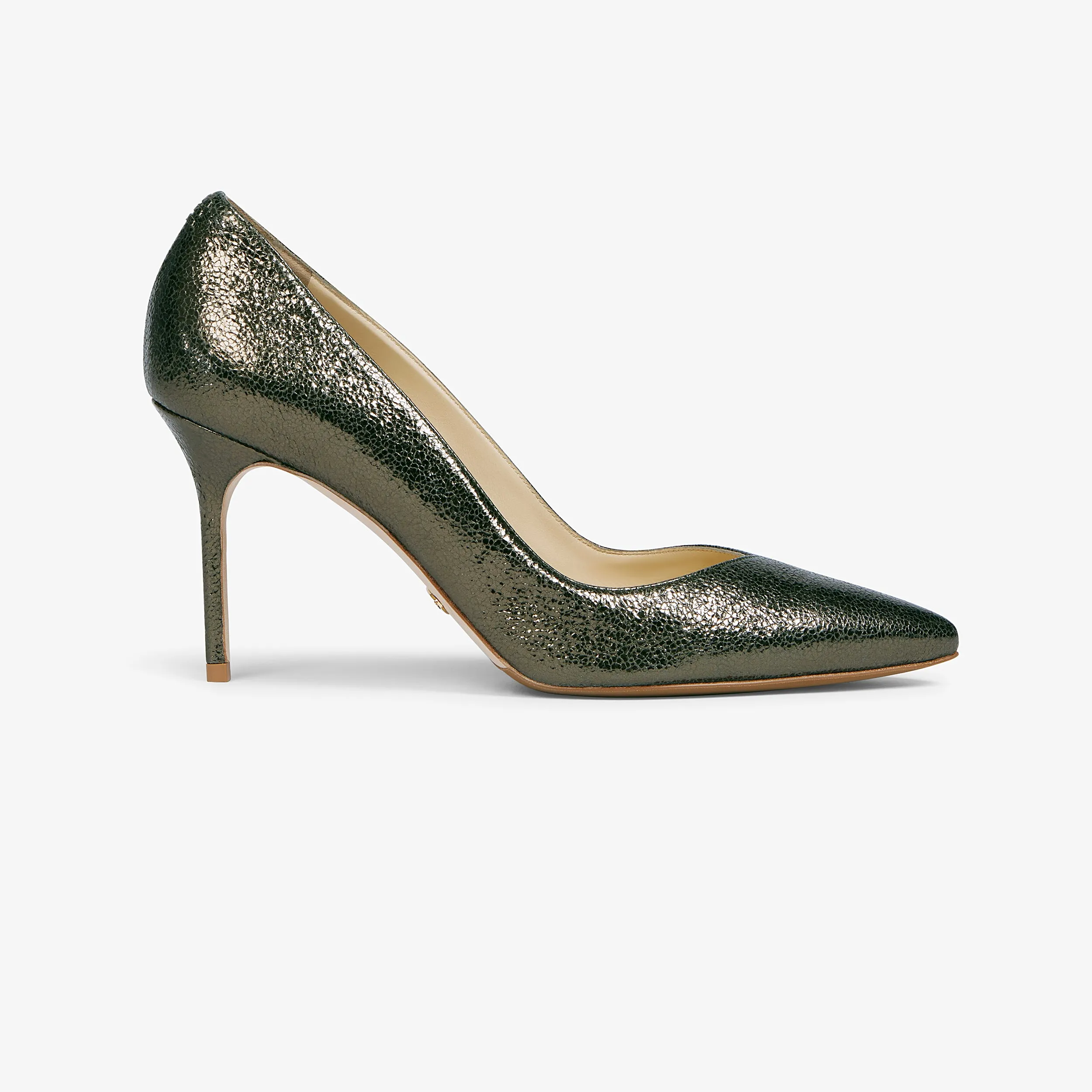 M.M.LaFleur x Sarah Flint Perfect Pump 85 :: Cypress Crackle