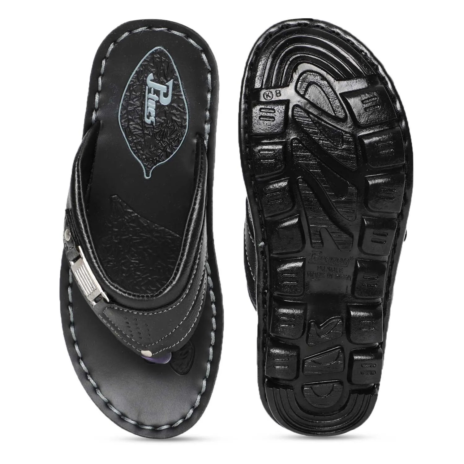 Paragon PU66075B Kids Casual Fashion Sandals | Comfortable Flat Sandals | Trendy Outdoor Indoor Floaters for Boys & Girls