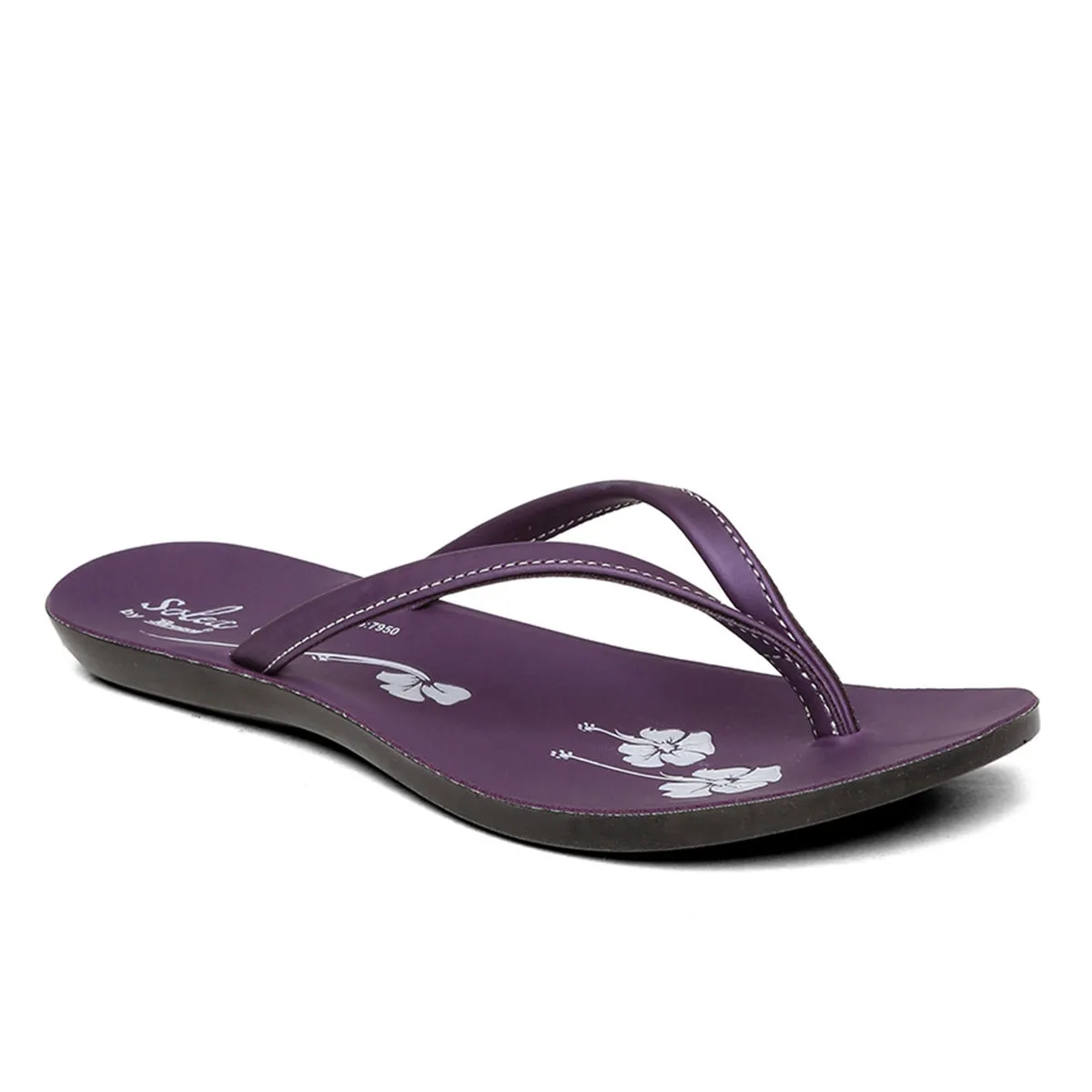 Paragon PU7950L Women Stylish Lightweight Flipflops | Comfortable with Anti skid soles | Casual & Trendy Slippers | Indoor & Outdoor