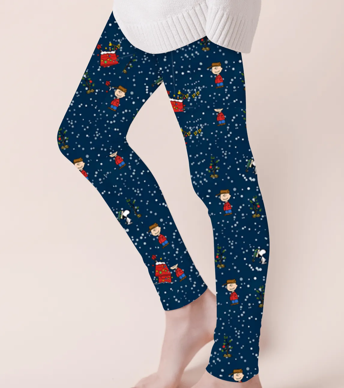 [Pre Order] Holiday Classics Great Christmas - Adult & Kids Casual Cloud Soft Yoga Band Leggings (EST SHIP LATE OCT)