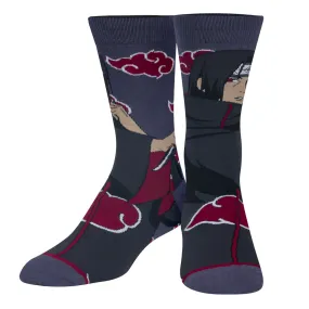 "Itachi" Cotton Crew Socks by ODD Sox