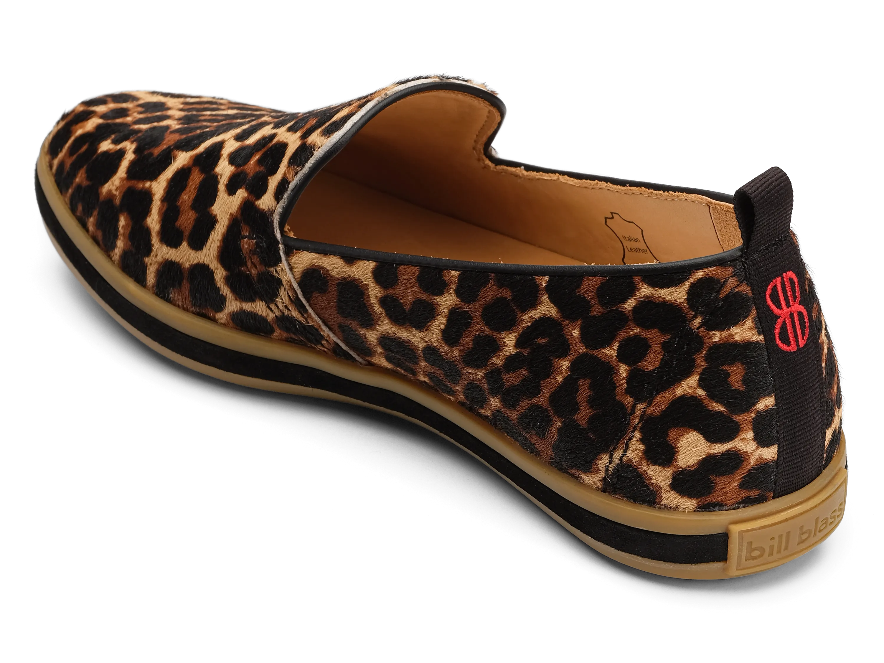 Sutton Suede Slip On - Leopard Hair Calf