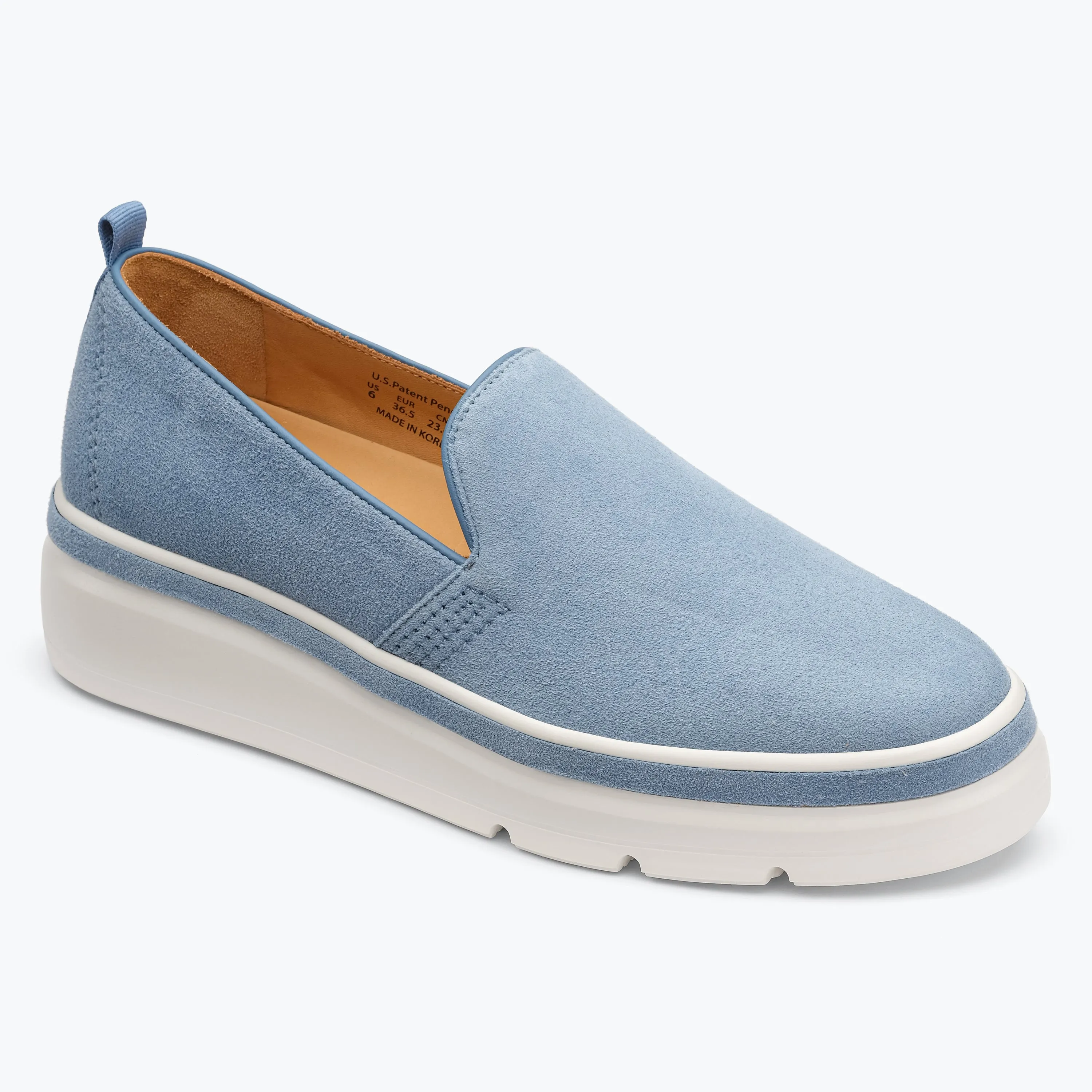 Sutton Suede Sneaker - Lagoon Blue