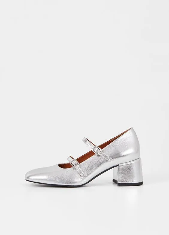 Adison Silver Vagabond MJ - Stylish Unisex Silver Footwear