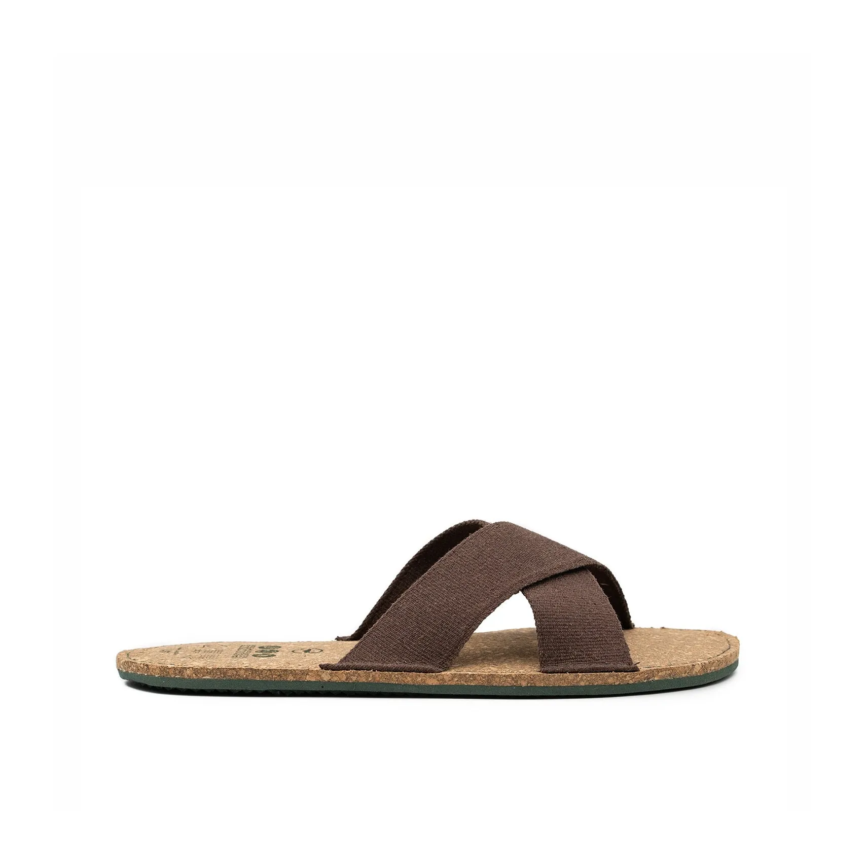 Vegan sandal brown ALA006