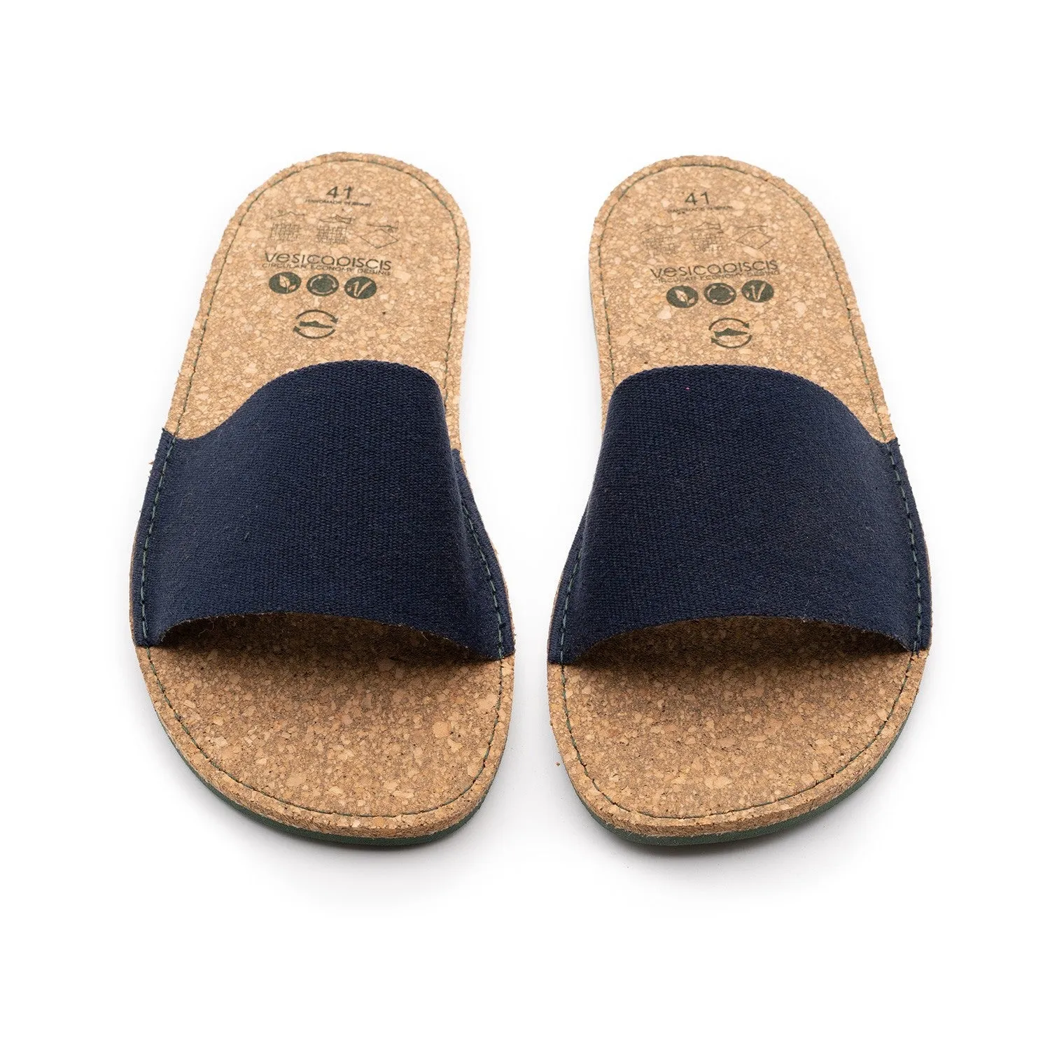 Vegan sandal marine GAN003