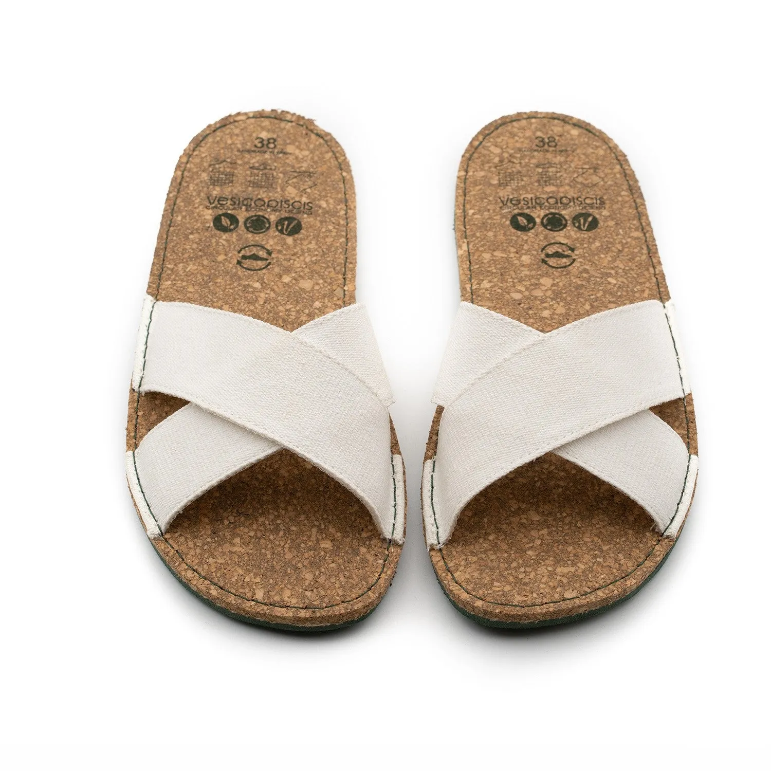 Vegan sandal white SRI004