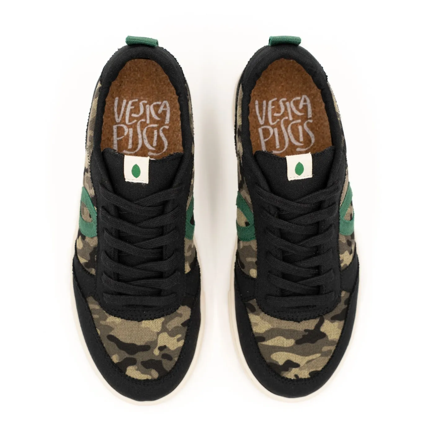 Vegan sneaker Black / Cammo SON020