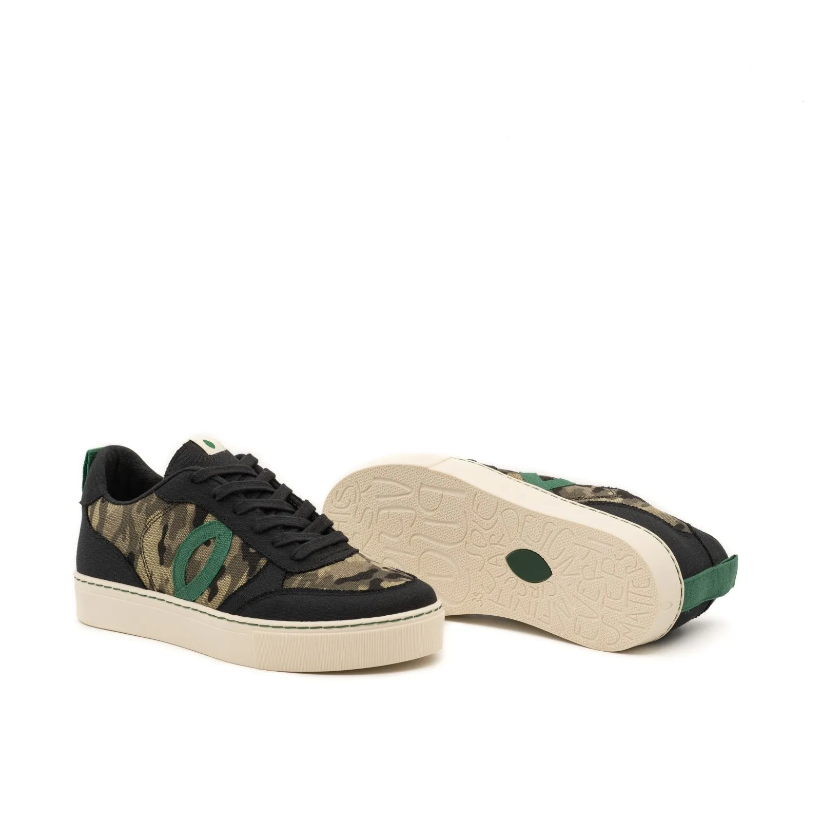 Vegan sneaker Black / Cammo SON020