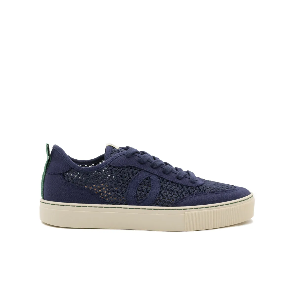 Vegan sneaker mesh marine BRI004