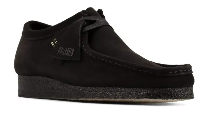 Wallabee Black Suede