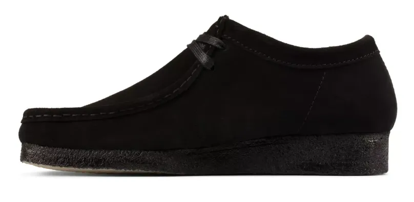 Wallabee Black Suede