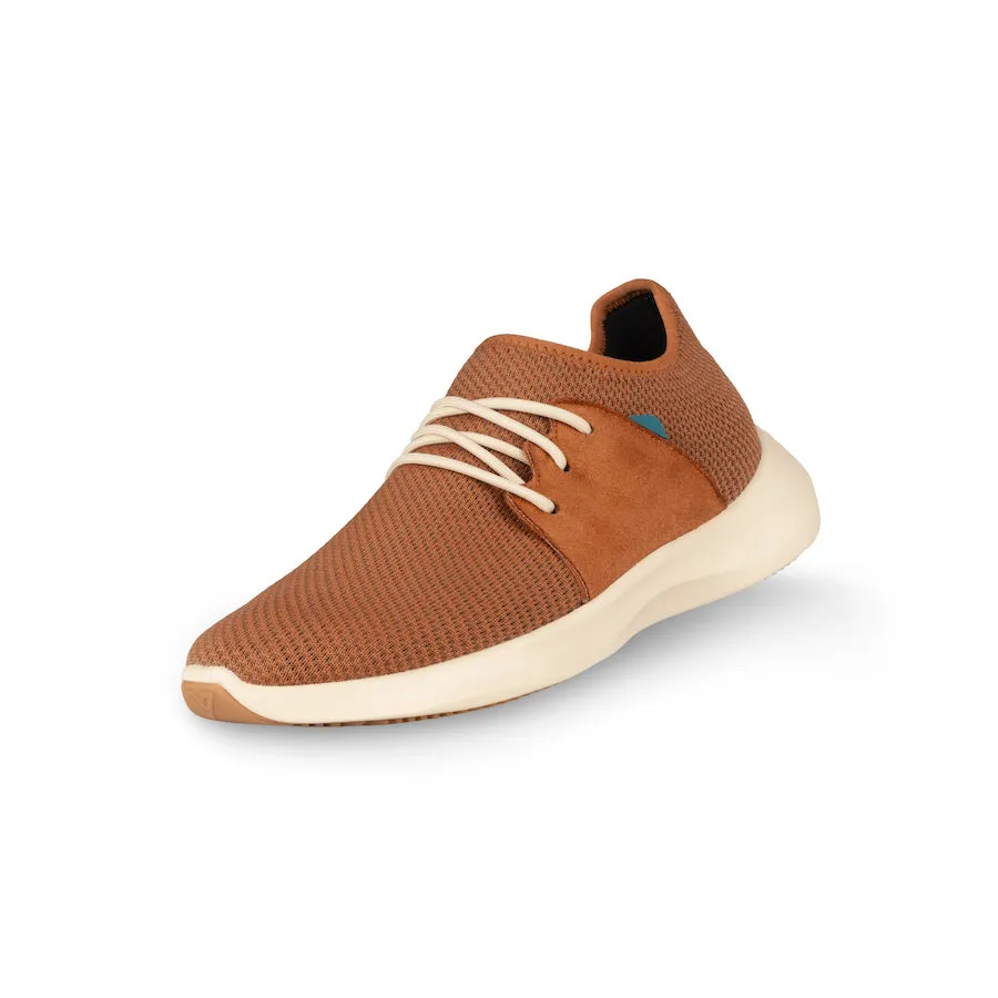 Women's Everyday Classic - Caramel Brown on Off White