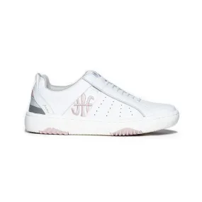 Women's Icon Archer Pink Logo Leather Sneakers 96301-018