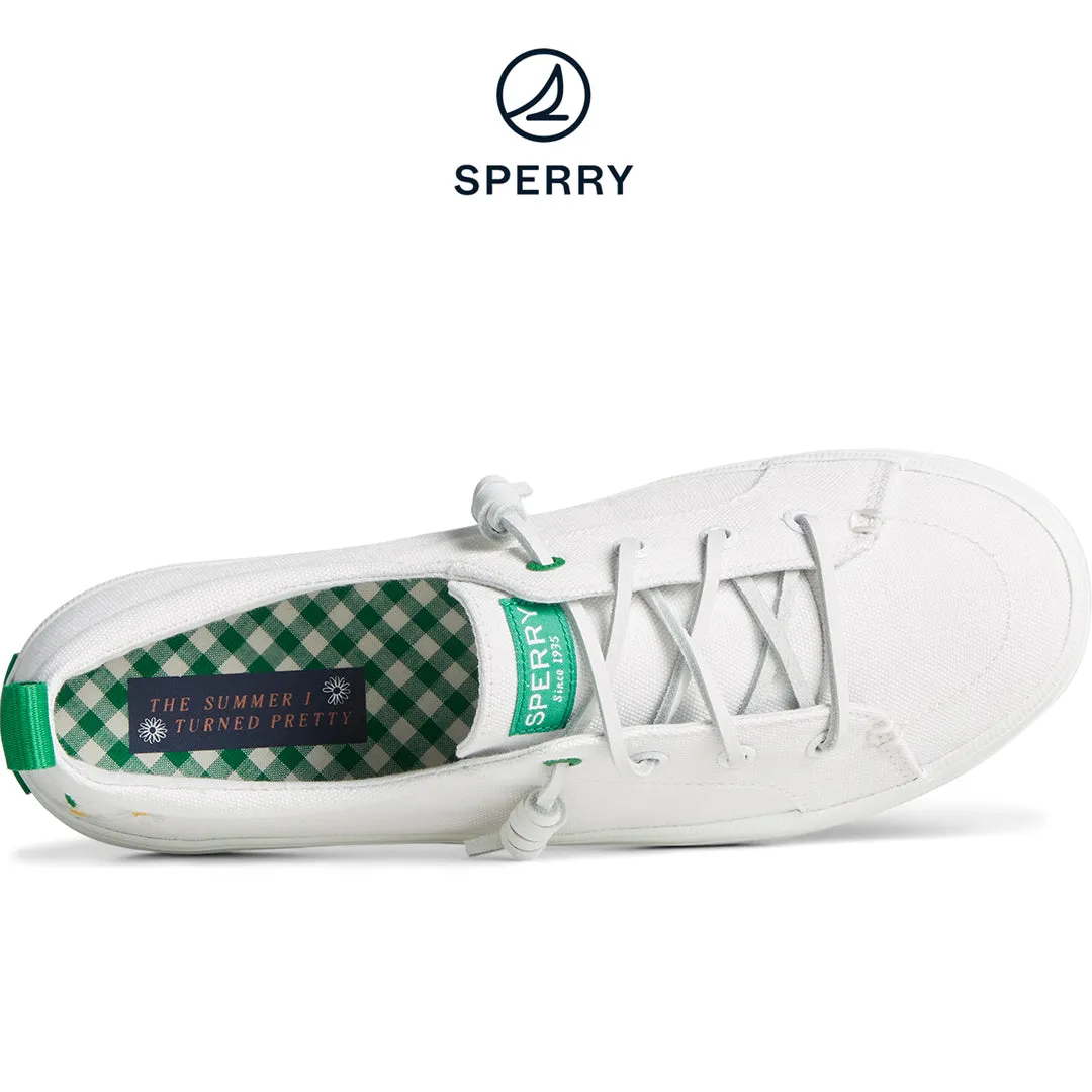 Women's Sperry x TSITP Crest Vibe Daisy Sneaker White (STS88748)